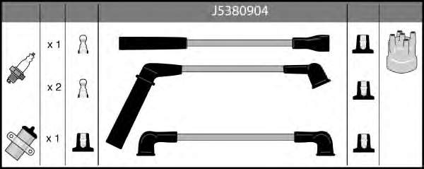 CLS013 Champion fios de alta voltagem, kit