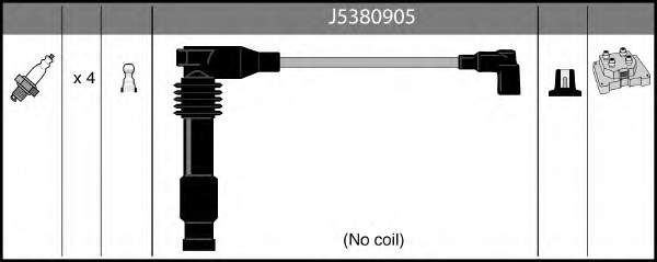 P96460220 Parts-Mall fios de alta voltagem, kit