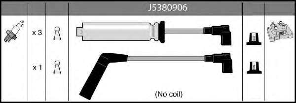 XC1080 QUINTON HAZELL fios de alta voltagem, kit