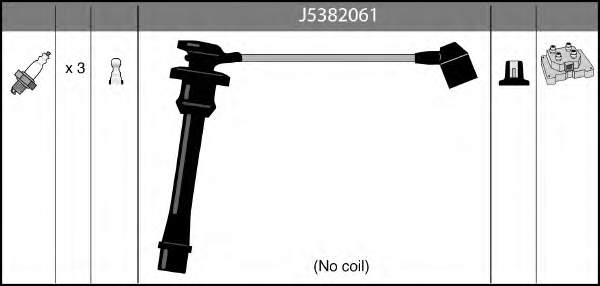 J5382061 Nipparts fios de alta voltagem, kit