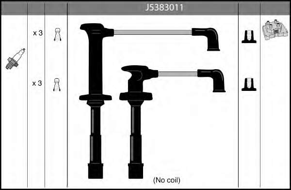 M580A10 NPS fios de alta voltagem, kit