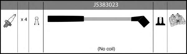 Fios de alta voltagem, kit J5383023 Nipparts