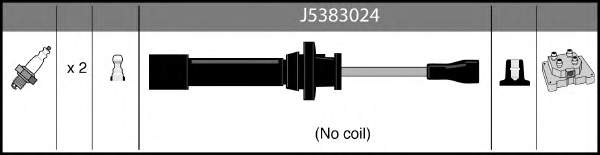 J5383024 Nipparts fios de alta voltagem, kit