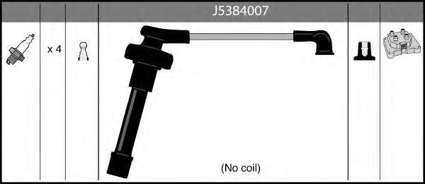 J5384007 Nipparts fios de alta voltagem, kit