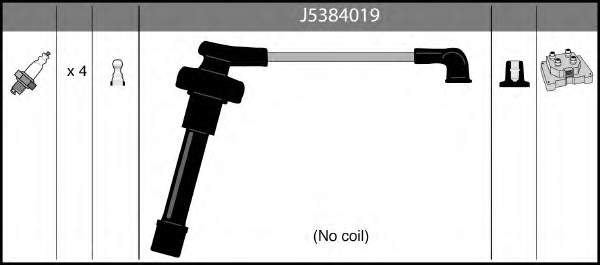 J5384019 Nipparts fios de alta voltagem, kit