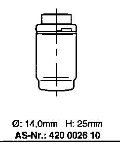 420002610 LUK гидрокомпенсатор (гидротолкатель, толкатель клапанов)