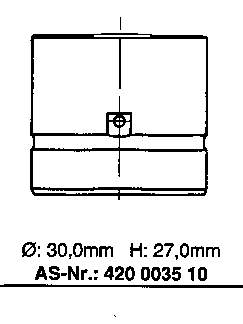 Compensador hidrâulico (empurrador hidrâulico), empurrador de válvulas 6560152 Ford
