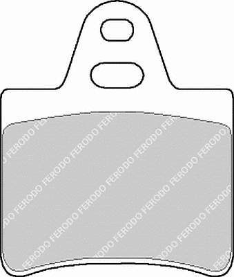 Задние тормозные колодки FDB201 Ferodo