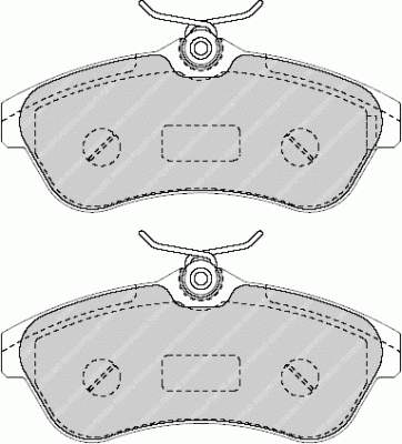 Sapatas do freio dianteiras de disco para Citroen C3 (HB)