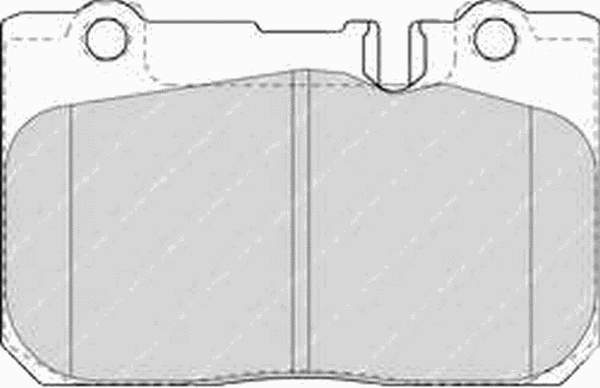 Передние тормозные колодки FDB1554 Ferodo