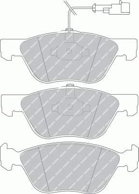 77362674 Fiat/Alfa/Lancia sapatas do freio dianteiras de disco