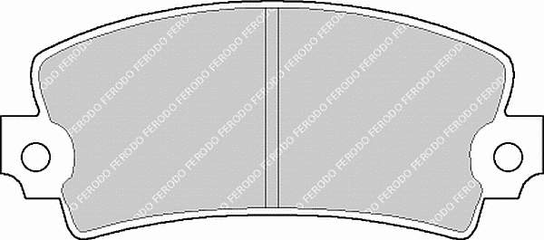 Передние тормозные колодки FDB106 Ferodo