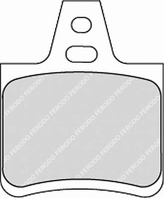 Задние тормозные колодки FDB1139 Ferodo