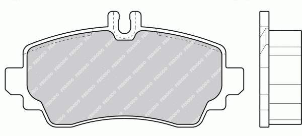 Купить FDB1303 Ferodo Колодки тормозные