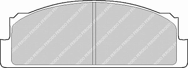 FDB22 Ferodo sapatas do freio traseiras de disco