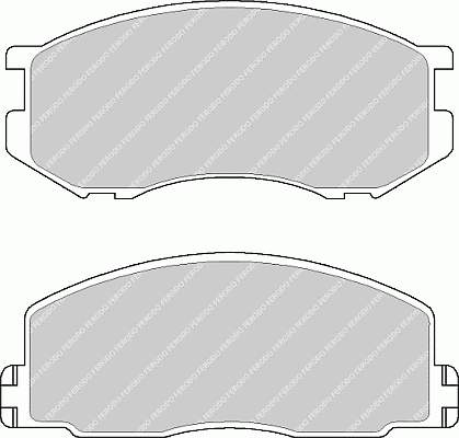 Передние тормозные колодки FDB306 Ferodo