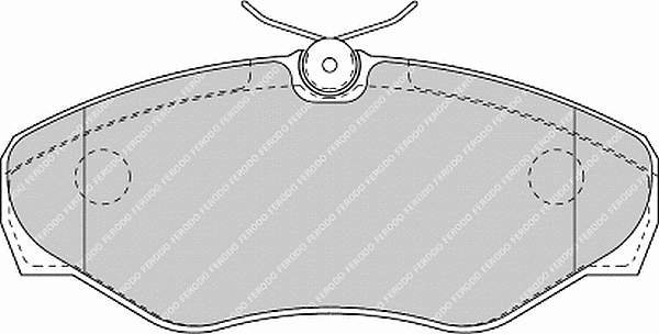 93192063 Opel sapatas do freio dianteiras de disco