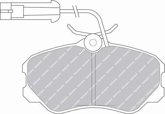 5892731 Fiat/Alfa/Lancia sapatas do freio dianteiras de disco