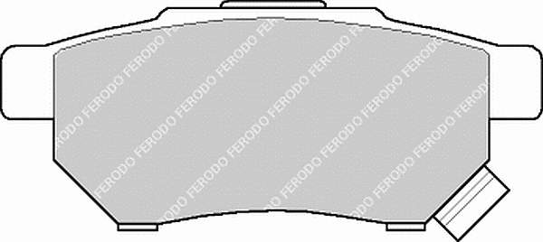 Купить FDB621 Ferodo Колодки тормозные задние, дисковые