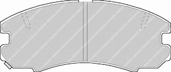 FDB684 Ferodo передние тормозные колодки