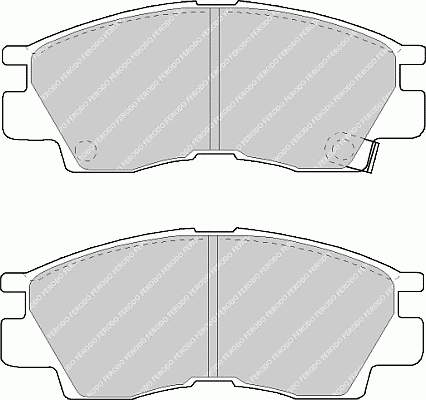 FDB936 Ferodo sapatas do freio dianteiras de disco