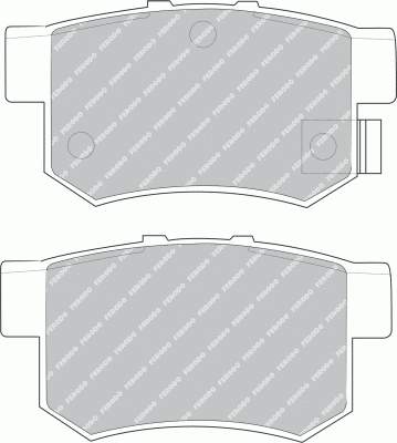 Колодки дисковые  Ferodo FDB956 цена, от 23.12 USD