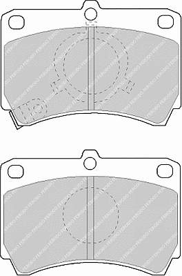 Передние тормозные колодки FDB993 Ferodo