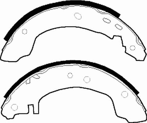 FSB308 Ferodo sapatas do freio traseiras de tambor