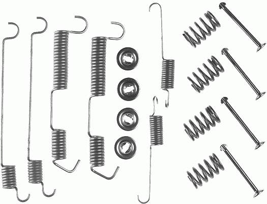1050646 Quick Brake kit de reparação das sapatas do freio