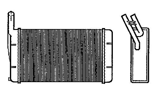 Radiador de forno (de aquecedor) para BMW 3 (E21)