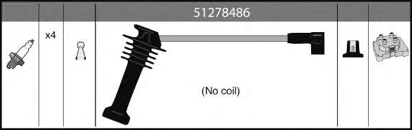 Высоковольтные провода 51278486 HB Autoelektrik