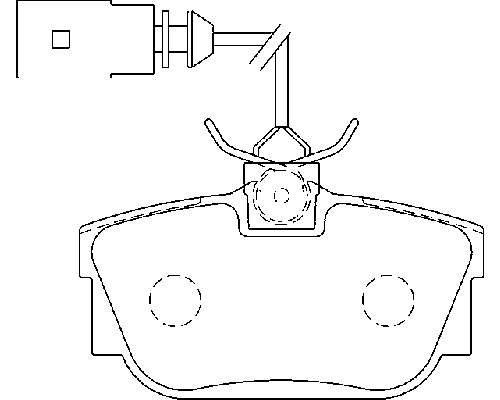 701698451 Porsche sapatas do freio traseiras de disco