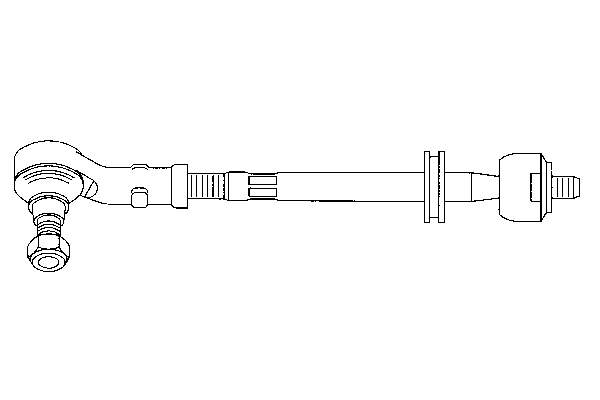 Тяга рулевая в сборе правая 1205231 PEX