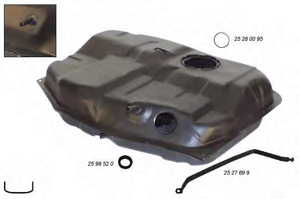 Tanque de combustível para Ford Orion (AFF)