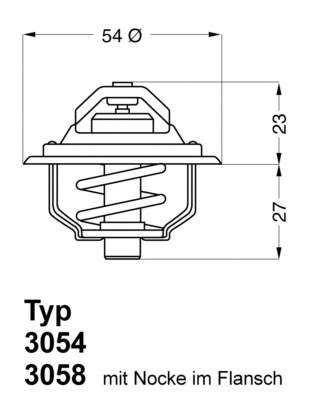 K52028185 Fiat/Alfa/Lancia termostato