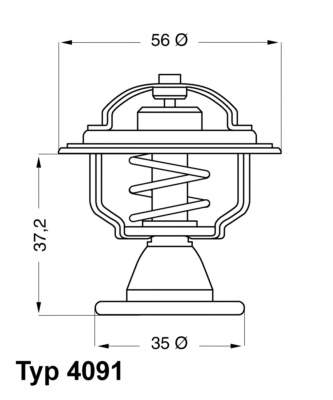 409182 Wahler termostato