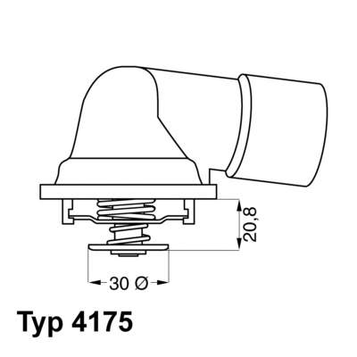 417592D Wahler termostato