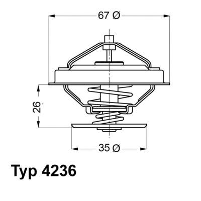 423688D Wahler termostato