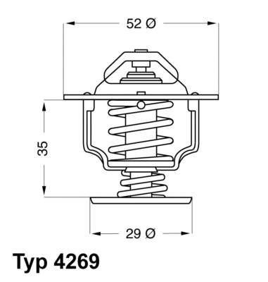 426978 Wahler termostato