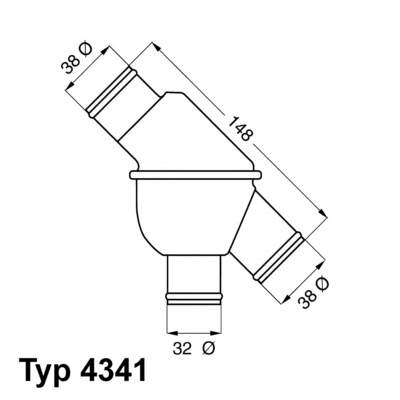Термостат в сборе Chrysler 04741778