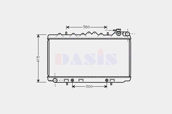 Купить 2146071J20 Nissan/Infiniti Радиатор водяной