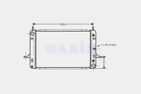 Радиатор охлаждения Ford 1652503