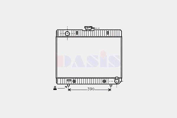 Радиатор охлаждения Mercedes A1235013801