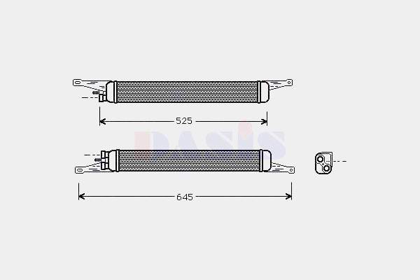 Radiador de óleo para Saab 9-5 (YS3E)