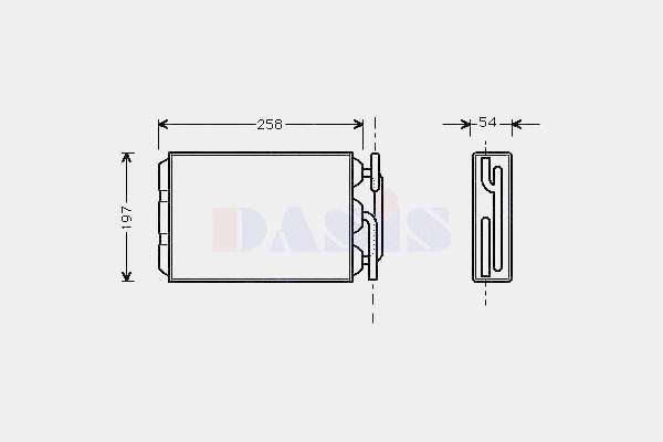 Радиатор печки 1215673 Volvo