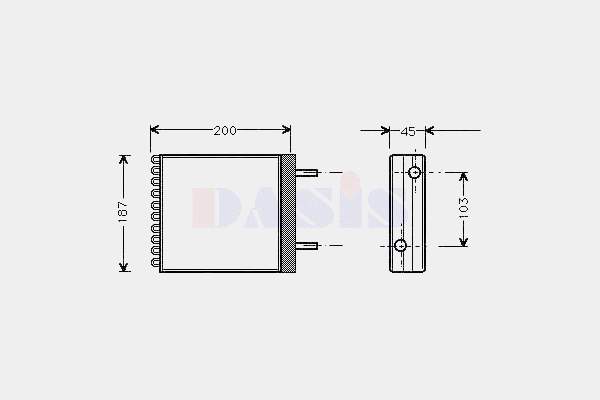 Радиатор печки (отопителя) Volvo 3210143 цена, от 287.03 USD