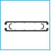 Комплект прокладок крышки клапанов V31163 Glaser