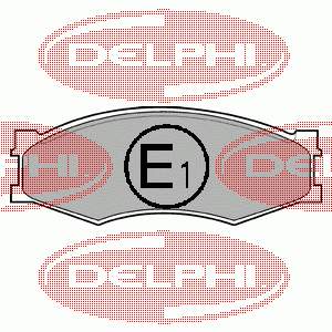 LP358 Delphi Колодки передние