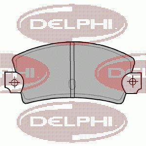 Задние тормозные колодки LP464 Delphi