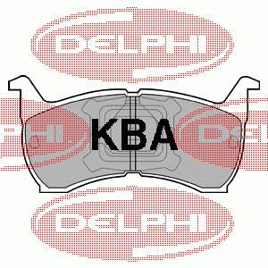 LP465 Delphi Колодки передние